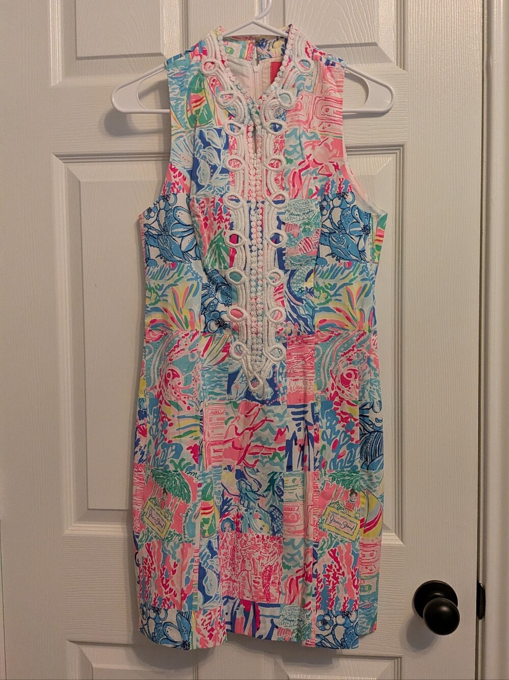 Lilly Pulitzer Alexa Shift Dress Summer Remix Patch Size 4 NWT